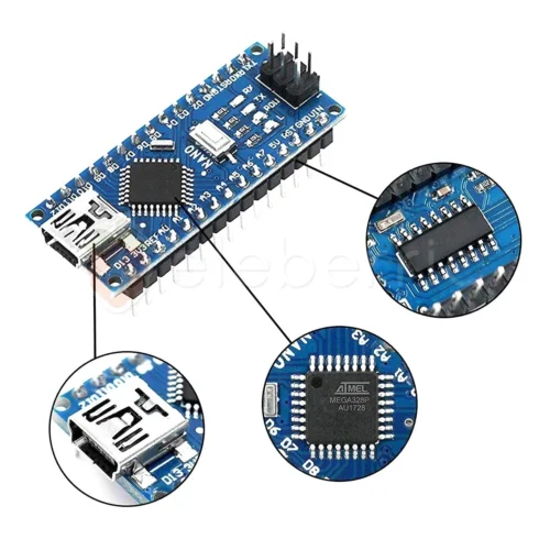 Arduino Nano Atmega328PB-U with CH340C Uploader - Mini USB - Image 2