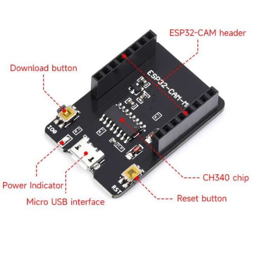 ESP32-CAM-MB MICRO USB Download Module for ESP32 CAM - Image 2