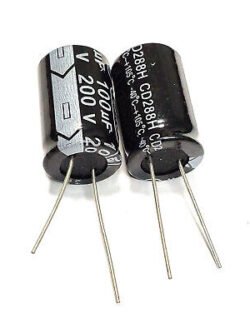 Electrolytic Capacitor 100µF/200V