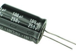 Electrolytic Capacitor 100µF/250V