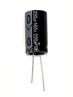 Electrolytic capacitor 220µF/160V