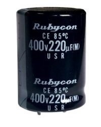 Electrolytic capacitor 220µF/400V