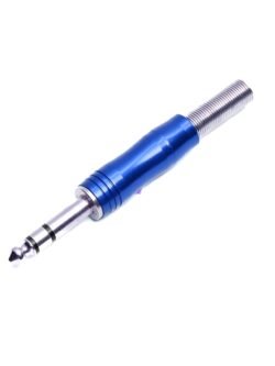 Stereo Jack Male 6.35 mm 3-Pole Audio Connector