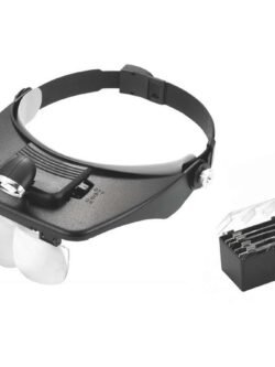 Light Head Magnifying Glass with 4 Lenses