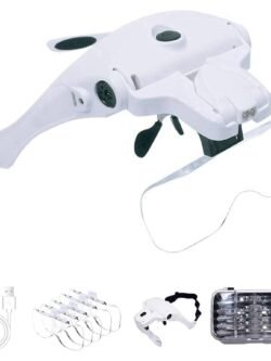 NO.9898.7RD Head Wear Magnifying Glass Light with Spare Lens