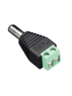 Male DC Jack Adapter with Terminal Block