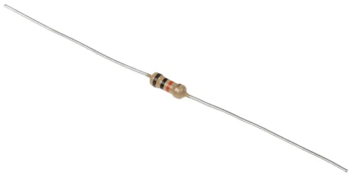 Carbon resistor 0.25w 1Ω through hole