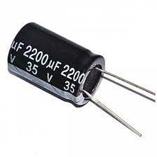 Electrolytic capacitor 2200µF/35V