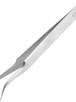 Stainless Steel Tweezer ST-15 Curved Tip HRC40°