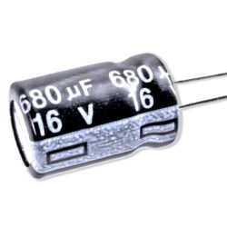 Electrolytic Capacitor 680µF/16V