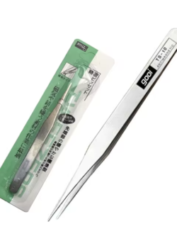 Stainless Steel Straight Tweezer TS-12