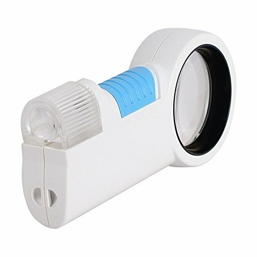 Handheld 8X Magnifier Glass LED Light 44mm Model: TH-7010 - Image 4