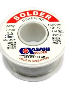 Soldering Wire 0.8mm 100g Alloy: 70/30 (Made in Singapore)