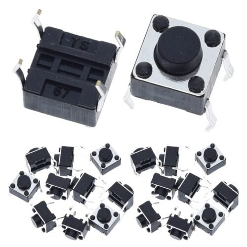 Mini Push Button Switch 6x6x5.0mm 4-Pin - Image 2