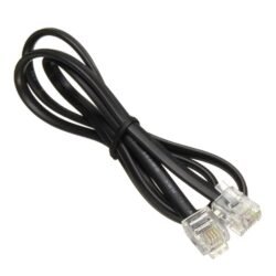 RJ11 Telephone Cable 5m(Black, White, Gray)