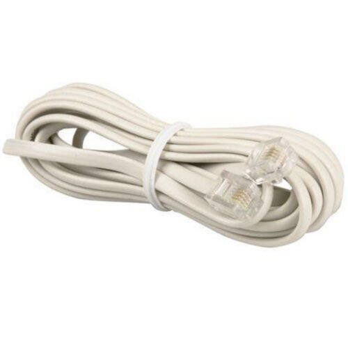 RJ11 Telephone Cable 5m(Black, White, Gray) - Image 2