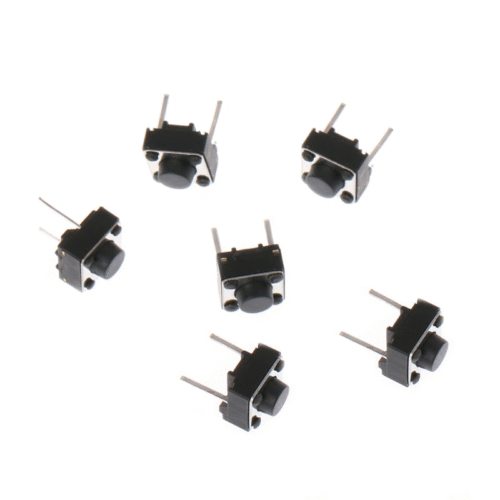 Mini Push Button Switch 2-Pin 6x6x5.0mm - Image 2