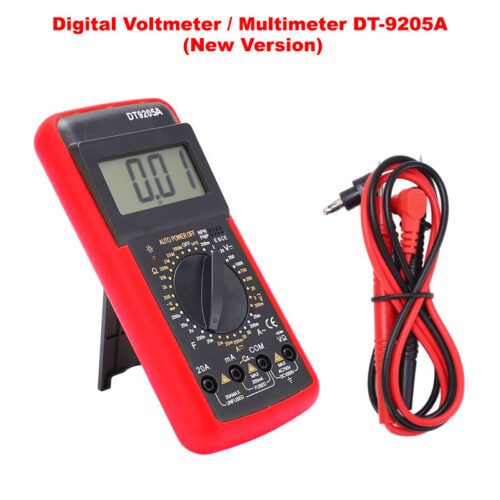 DT-9205A Digital Multimeter-RED - Image 4