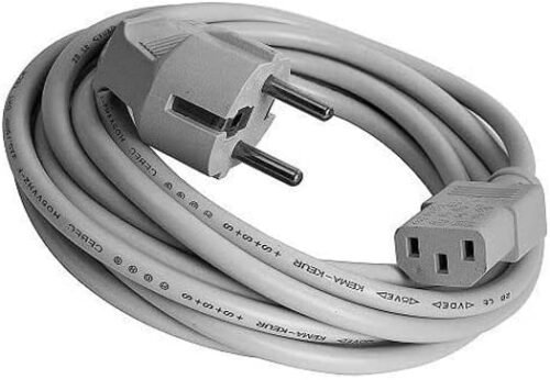 Universal 1.2m 10A Power Supply Cable Grey - Image 4