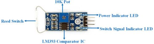 Reed Switch Module 3 PINS 3.3V – 5V DC - Image 4