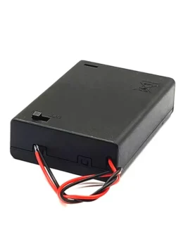 AA Battery Holder 3 Cell + On/Off Switch