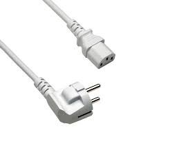 Universal 1.2m 10A Power Supply Cable Grey