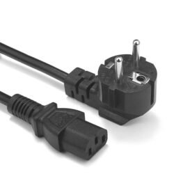 Universal 1.5m 10A Power Supply Cable black