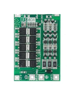 Lithium Battery Charger Protection Module (BMS) 3S 60A 12.6V