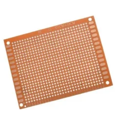 FR2 Phenolic Prototype PCB Board 7×9 cm, Dotted Single-Sided
