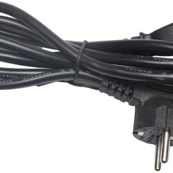 Black Power Cable C5 EU Plug for Laptop Charger 10A 1.30meter