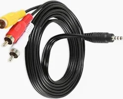 RCA audio video 3x1 cable wire 1.5m