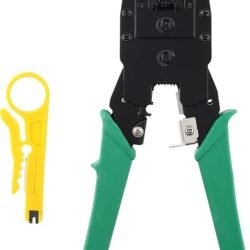 Rj45 rj11 rj12 wire cable crimper pliers and wire cutter crimp pc network tool