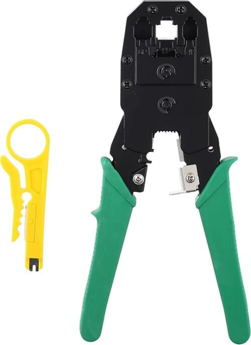 Rj45 rj11 rj12 wire cable crimper pliers and wire cutter crimp pc ...