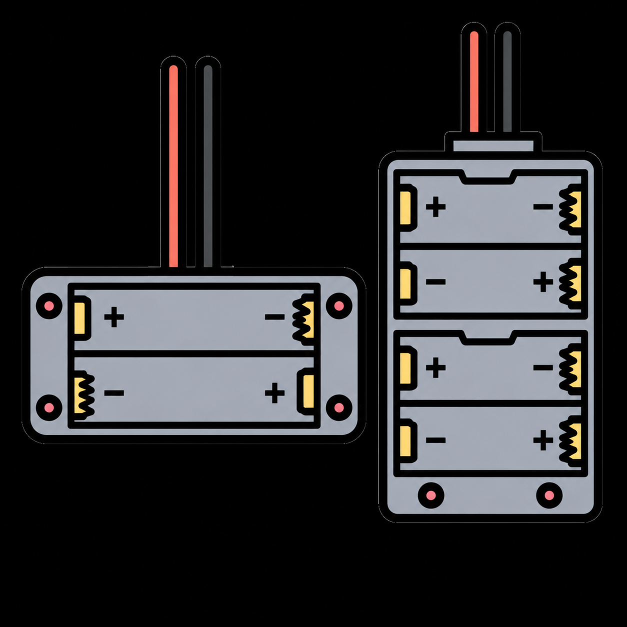 Battery holders